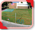 Stars symbolizing the lives of those who were lost on 9/11 were arranged to form a flag and the letters “USA.”