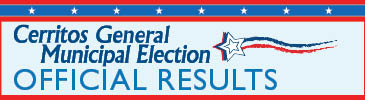 2022 Cerritos General Municipal Election Semi-Official Results